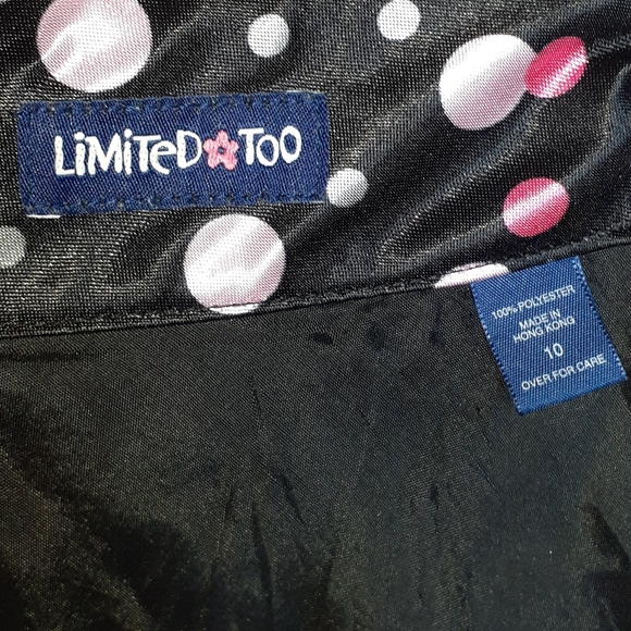 Size 10 Polka Dot Skirt with Tulle Trim - Picture 4 of 4